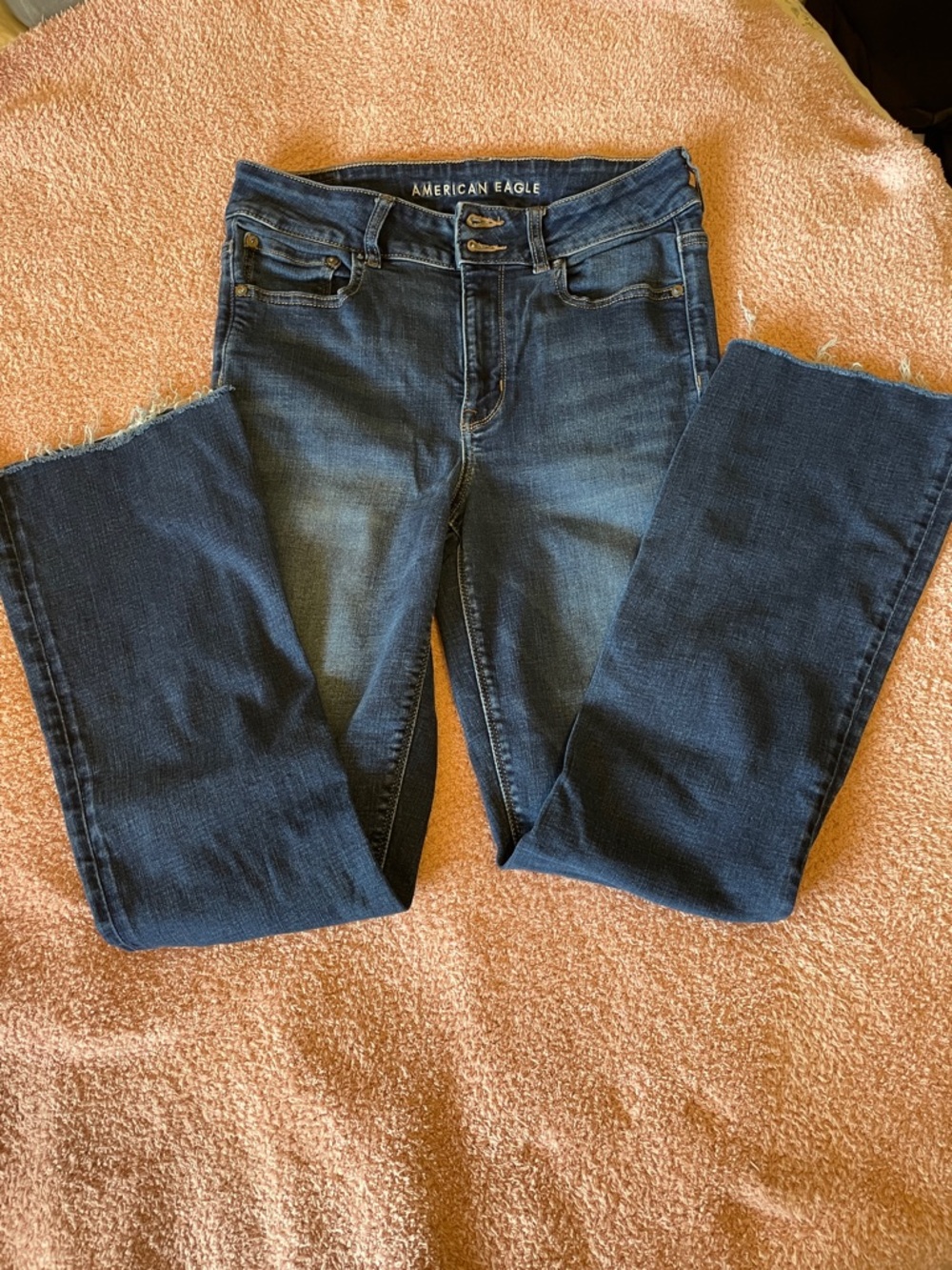 American Eagle Outfitters Dark Blue Flared Jeans